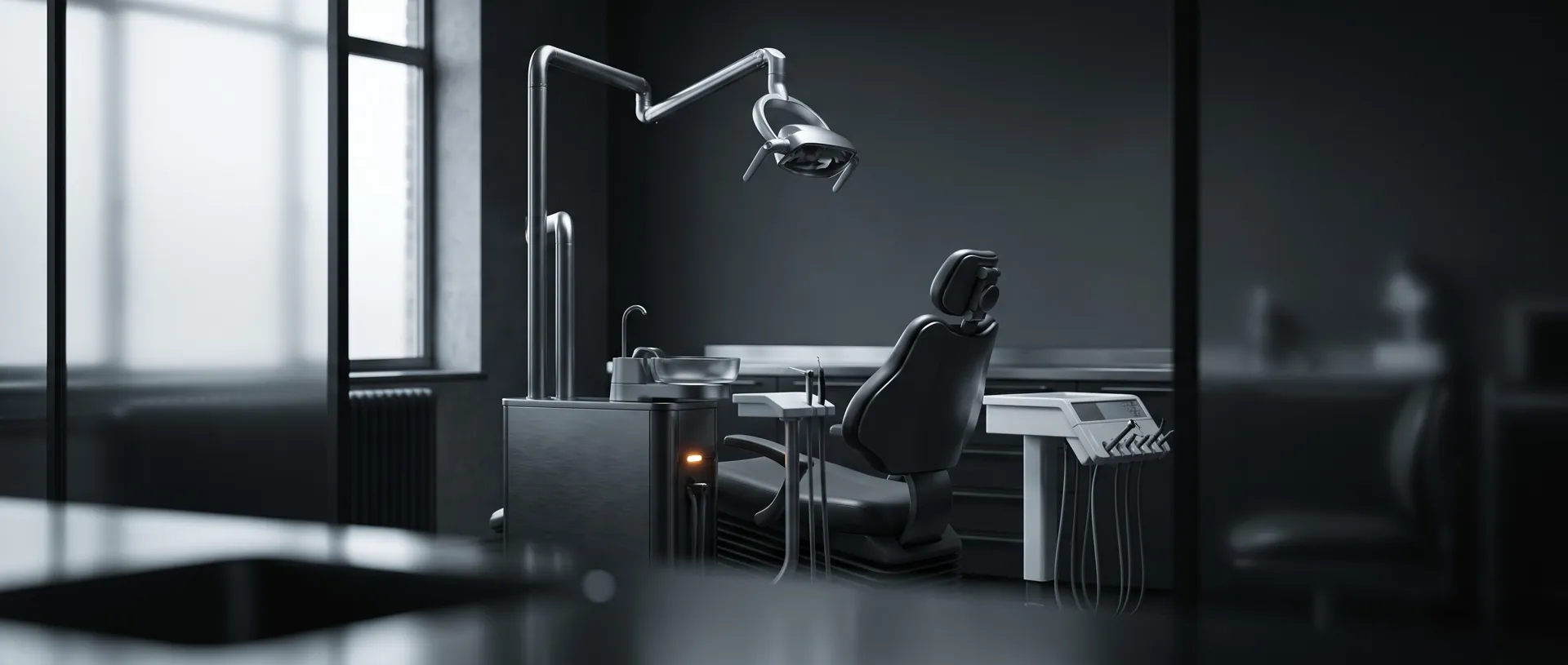 A calm modern dental treatment room